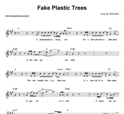 Fake Plastic Trees - A Track That Merges Soaring Melodies With Haunting Lyrical Themes